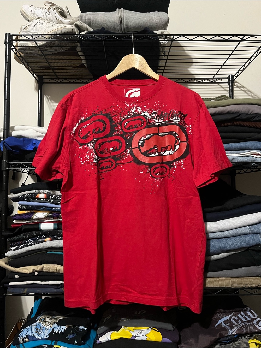 Ecko Unlimited Red Short-Sleeve Graphic Tee